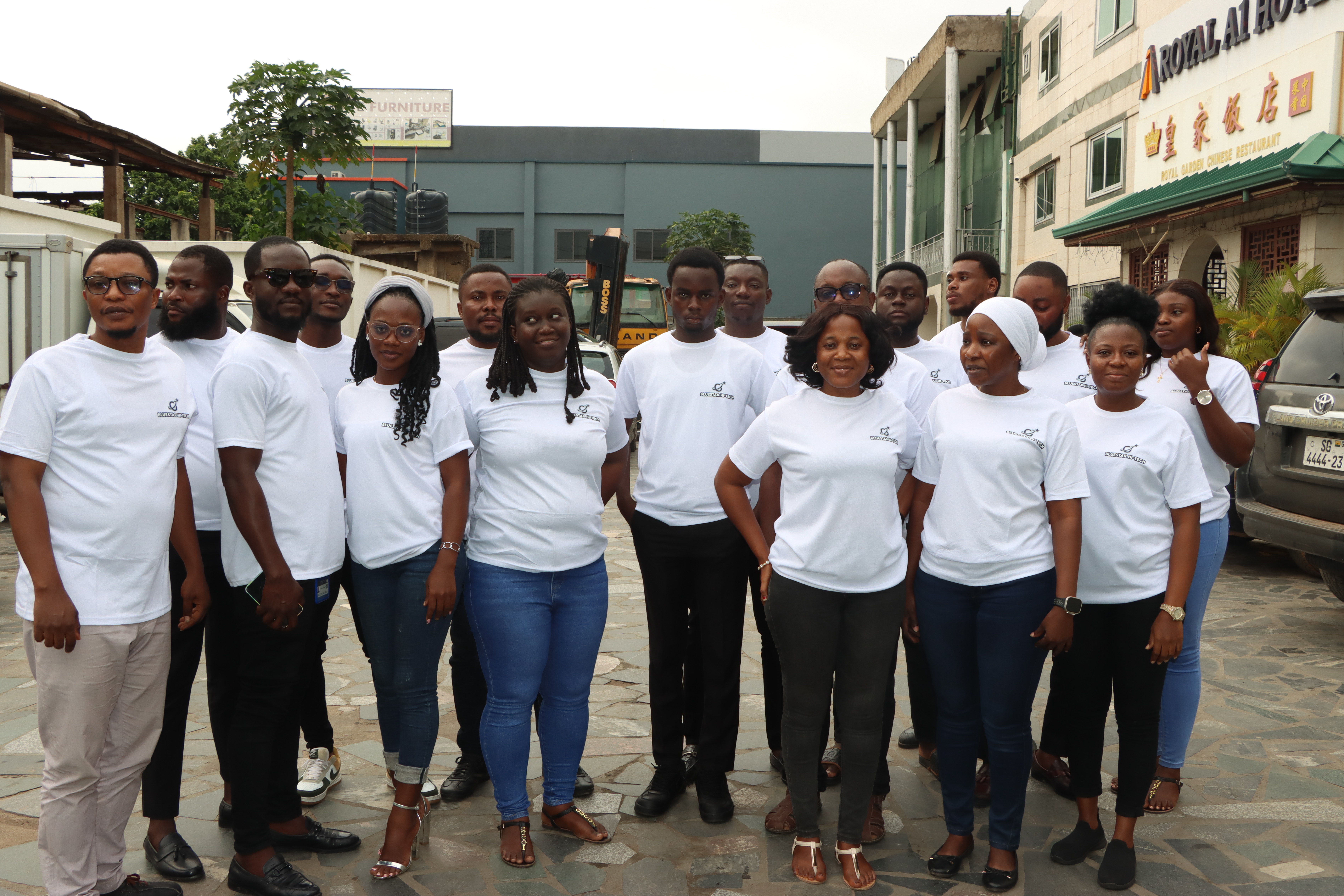 Blue Star Lotto Ghana training session